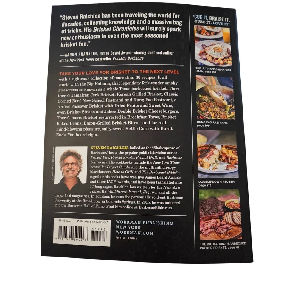 The Brisket Chronicles BBQ Smoking Grilling Cookbook Paperback NEW